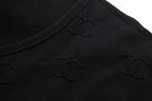 画像をギャラリービューアに読み込む, CHANEL シャネル 半袖Ｔシャツ ココマーク トップス ヴィンテージ 97P ブラック 38 P07794V05398 美品 中古 56198