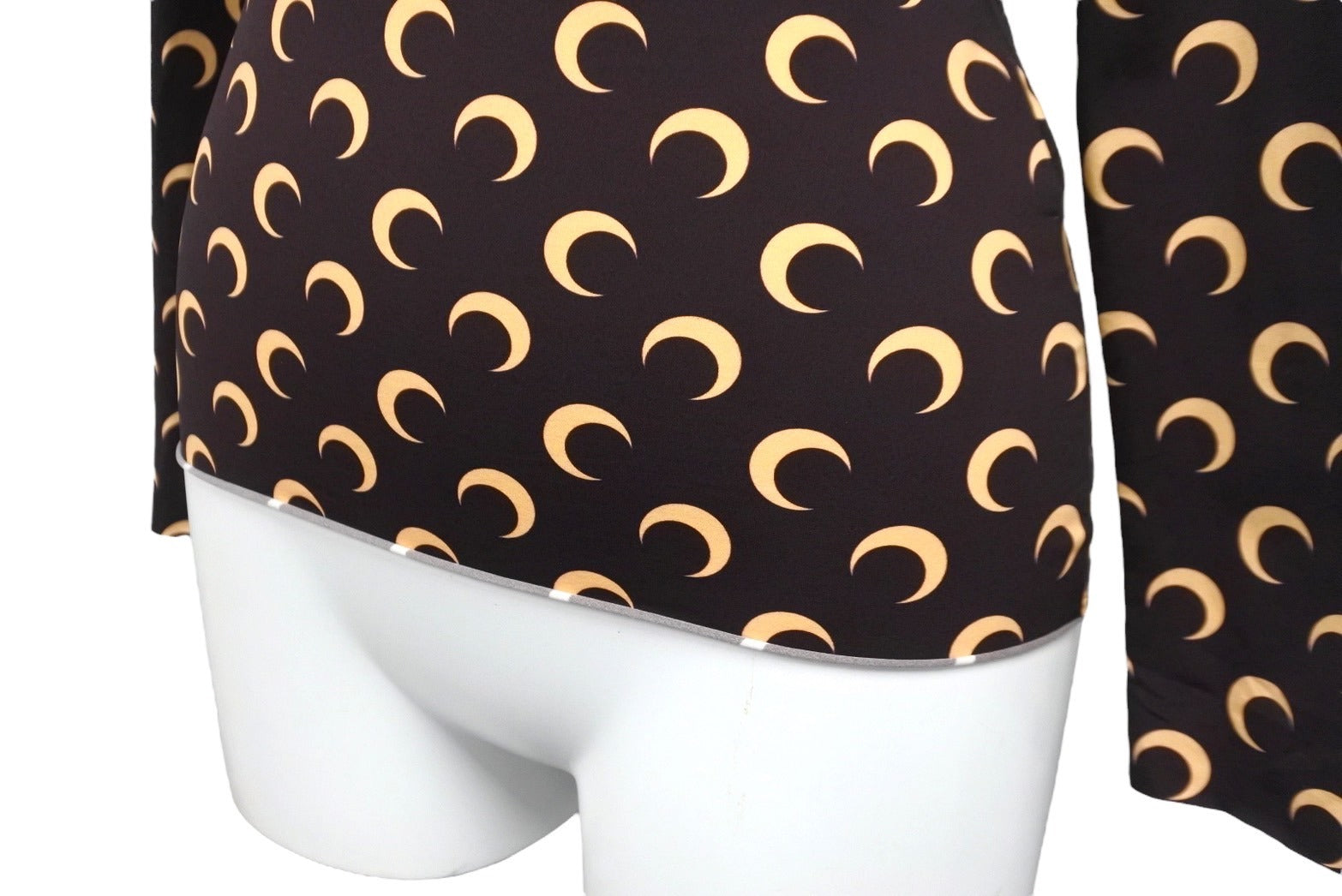 MARINE SERRE BORDERLINE マリーンセル 長袖Ｔシャツ Crescent Moon