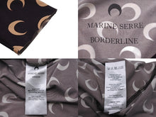 画像をギャラリービューアに読み込む, MARINE SERRE BORDERLINE マリーンセル 長袖Ｔシャツ Crescent Moon トップス ブラウン 月 XS 美品 中古 56215