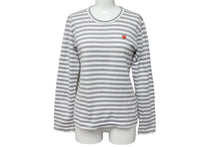 Load image into Gallery viewer, Play Comme des Garçons プレイ コムデギャルソン 長袖Ｔシャツ ロンT ボーダー ストライプ AZ-T217 美品 中古 56217