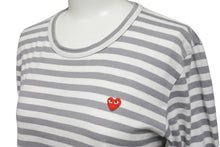 Load image into Gallery viewer, Play Comme des Garçons プレイ コムデギャルソン 長袖Ｔシャツ ロンT ボーダー ストライプ AZ-T217 美品 中古 56217