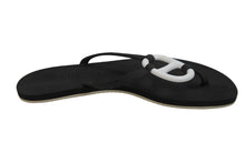 Load image into Gallery viewer, HERMES エルメス サンダル ビーチサンダル カラネラ シェーヌダンクル ラバー レディース ブラック 美品 中古 56220