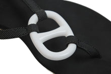 Load image into Gallery viewer, HERMES エルメス サンダル ビーチサンダル カラネラ シェーヌダンクル ラバー レディース ブラック 美品 中古 56220