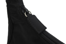 Load image into Gallery viewer, PRADA プラダ ハンドバッグ ワンショルダー MV515 ホーボー ミニバッグ 三角ロゴ ブラック シルバー金具 美品 中古 56231