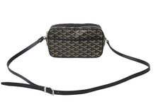 画像をギャラリービューアに読み込む, 極美品 GOYARD ゴヤール ショルダーバッグ カップヴェールPM ブラック キャンバス レザー シルバー金具 中古 56238