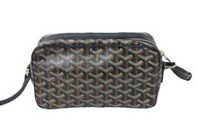 画像をギャラリービューアに読み込む, 極美品 GOYARD ゴヤール ショルダーバッグ カップヴェールPM ブラック キャンバス レザー シルバー金具 中古 56238