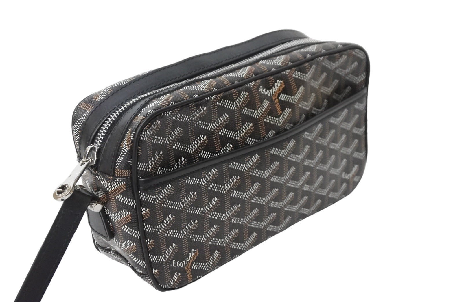 極美品 GOYARD ゴヤール ショルダーバッグ カップヴェールPM ブラック キャンバス レザー シルバー金具 中古 56238 –  Casanova Vintage