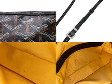 画像をギャラリービューアに読み込む, 極美品 GOYARD ゴヤール ショルダーバッグ カップヴェールPM ブラック キャンバス レザー シルバー金具 中古 56238
