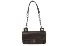 Load image into Gallery viewer, 極美品 CHANEL シャネル ハンドバッグ チェーンショルダー 2003年限定 8番台 ブラウン カーフ シルバー金具 中古 56243