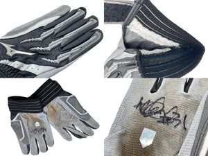 Mizuno Ichiro Batting Gloves 4000 Hits Actual Used Autographed Certificate Included 2013/08/31 Yankees 56247