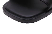 Load image into Gallery viewer, HERMES エルメス ケリーレザーサンダル ガブリエル カーフスキン メタル ブラック サイズ43 メンズ 美品 中古 56248