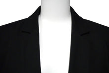 画像をギャラリービューアに読み込む, BALMAIN バルマン テーラード ジャケット ブラック アウター コットン T404 C117 サイズ46 美品 中古 56261