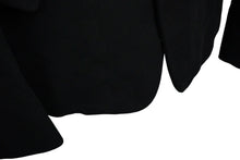 画像をギャラリービューアに読み込む, BALMAIN バルマン テーラード ジャケット ブラック アウター コットン T404 C117 サイズ46 美品 中古 56261