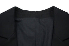 画像をギャラリービューアに読み込む, BALMAIN バルマン テーラード ジャケット ブラック アウター コットン T404 C117 サイズ46 美品 中古 56261