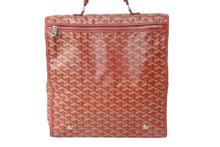 画像をギャラリービューアに読み込む, GOYARD ゴヤール リュック サンレジェ バックパック Saint Leger レッド シルバー金具 美品 中古 56268