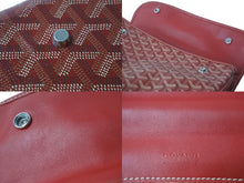 画像をギャラリービューアに読み込む, GOYARD ゴヤール リュック サンレジェ バックパック Saint Leger レッド シルバー金具 美品 中古 56268