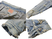 画像をギャラリービューアに読み込む, 新品未使用 SAINT MICHAEL セント マイケル BerBerJin デニム ジャケット ダメージ加工 SM-A23-0000-C17 サイズL 中古 56275