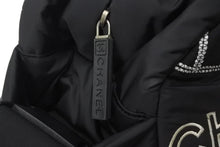 画像をギャラリービューアに読み込む, CHANEL シャネル スポーツライン 2WAYボストンバッグ 10番台 A32808 ナイロン ブラック ホワイト 美品 中古 56291