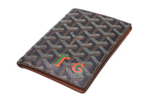 画像をギャラリービューアに読み込む, GOYARD ゴヤール パスケース パスポートケース グルネル PVCコーティングキャンバス ブラウン 良品 中古 56293
