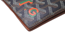 画像をギャラリービューアに読み込む, GOYARD ゴヤール パスケース パスポートケース グルネル PVCコーティングキャンバス ブラウン 良品 中古 56293