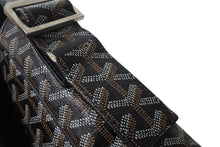 画像をギャラリービューアに読み込む, GOYARD ゴヤール ヴィンテージ 廃盤 ショルダーバッグ グランブルーＭＭ PVCコーティングキャンバス シルバー金具 美品 中古 56295