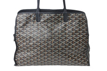 画像をギャラリービューアに読み込む, GOYARD ゴヤール トートバッグ アーディPM HARDY2PMLTY01CG01P ペット ブラック ブラウン シルバー金具 美品 中古 56299