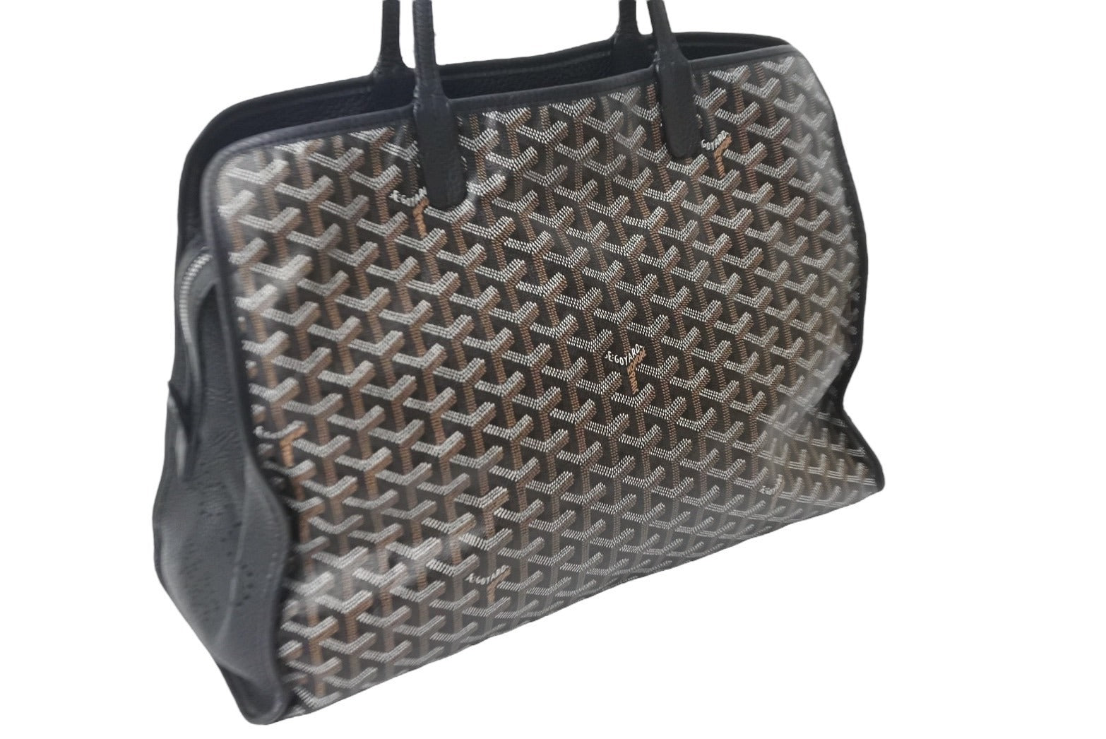 GOYARD ゴヤール トートバッグ アーディPM HARDY2PMLTY01CG01P ペット ブラック ブラウン シルバー金具 美品 中古  56299 – Casanova Vintage