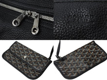 画像をギャラリービューアに読み込む, GOYARD ゴヤール トートバッグ アーディPM HARDY2PMLTY01CG01P ペット ブラック ブラウン シルバー金具 美品 中古 56299