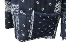 Load image into Gallery viewer, KAPITAL キャピタル ガーゼバンダナパッチワーク ブルゾン ジャケット サイズ4 EK-961 美品 中古 56300