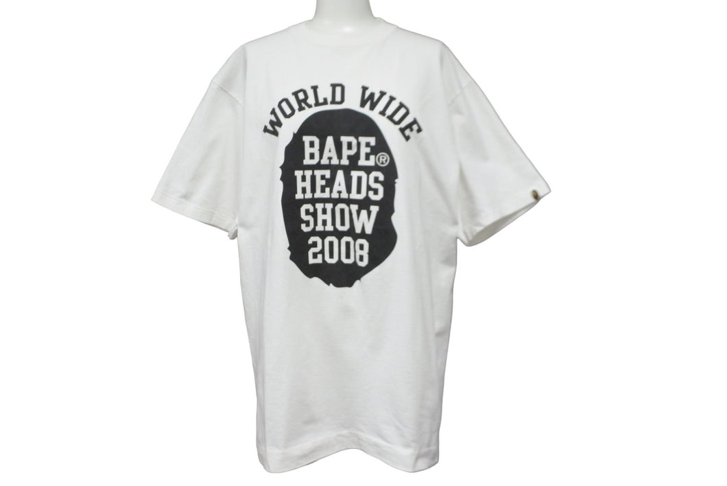 A BATHING APE アベイシングエイプ 半袖Ｔシャツ bape heads show 2008