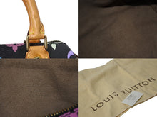 画像をギャラリービューアに読み込む, LOUIS VUITTON ルイヴィトン ハンドバッグ M92644 ミニスピーディ モノグラムマルチカラー ブラック ゴールド 美品 中古 56310