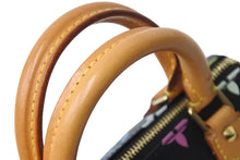 画像をギャラリービューアに読み込む, LOUIS VUITTON ルイヴィトン ハンドバッグ M92644 ミニスピーディ モノグラムマルチカラー ブラック ゴールド 美品 中古 56310