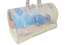 画像をギャラリービューアに読み込む, LOUIS VUITTON ルイヴィトン ヴァージルアブロー M53271 モノグラムプリズム キーポル バンドリエール 50 クリア 美品 中古 56312