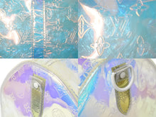 画像をギャラリービューアに読み込む, LOUIS VUITTON ルイヴィトン ヴァージルアブロー M53271 モノグラムプリズム キーポル バンドリエール 50 クリア 美品 中古 56312