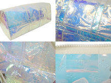 画像をギャラリービューアに読み込む, LOUIS VUITTON ルイヴィトン ヴァージルアブロー M53271 モノグラムプリズム キーポル バンドリエール 50 クリア 美品 中古 56312