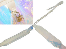 画像をギャラリービューアに読み込む, LOUIS VUITTON ルイヴィトン ヴァージルアブロー M53271 モノグラムプリズム キーポル バンドリエール 50 クリア 美品 中古 56312