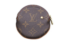 画像をギャラリービューアに読み込む, LOUIS VUITTON ルイヴィトン コインケース M95043 丸型 モノグラム チェリー コーティングキャンバス ブラウン 美品 中古 56328