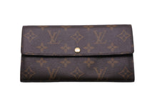 画像をギャラリービューアに読み込む, LOUIS VUITTON ルイヴィトン モノグラム ポルトフォイユ サラ 旧型 長財布 ブラウン M61734 ウォレット ロゴ 美品 中古 56332