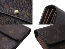 画像をギャラリービューアに読み込む, LOUIS VUITTON ルイヴィトン モノグラム ポルトフォイユ サラ 旧型 長財布 ブラウン M61734 ウォレット ロゴ 美品 中古 56332