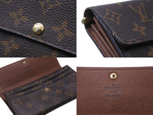 画像をギャラリービューアに読み込む, LOUIS VUITTON ルイヴィトン モノグラム ポルトフォイユ サラ 旧型 長財布 ブラウン M61734 ウォレット ロゴ 美品 中古 56332