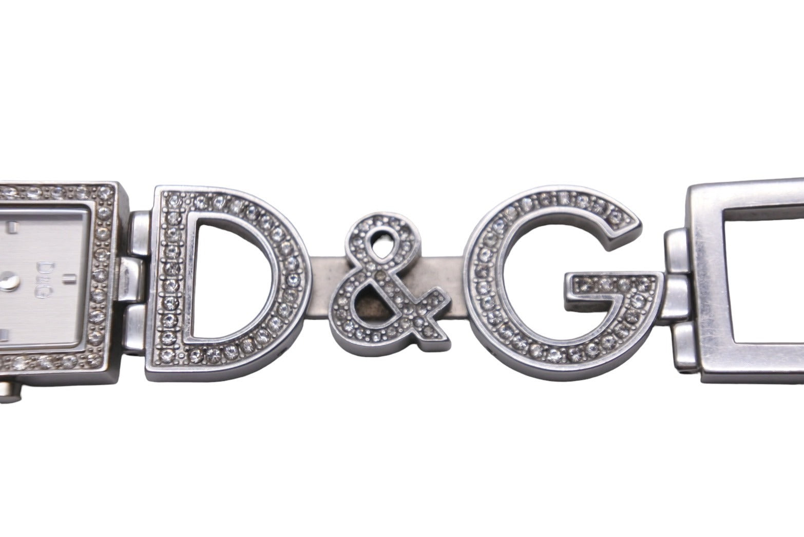 DOLCE&GABBANA D&G ドルチェアンドガッバーナ 時計 レディース シルバー ステンレス 美品  56334