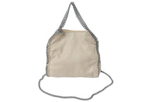 画像をギャラリービューアに読み込む, Stella McCartney ステラマッカートニー ショルダーバッグ ベージュ シルバー ガンメタル エコレザー 371223 美品 中古 56336