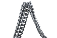 画像をギャラリービューアに読み込む, Stella McCartney ステラマッカートニー ショルダーバッグ ベージュ シルバー ガンメタル エコレザー 371223 美品 中古 56336