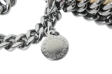 画像をギャラリービューアに読み込む, Stella McCartney ステラマッカートニー ショルダーバッグ ベージュ シルバー ガンメタル エコレザー 371223 美品 中古 56336