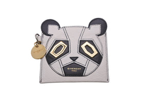 GIVENCHY ジバンシィ カードケース ホルダー アニマル パンダ 動物 ホワイト ブラック BB60BNB0S4 美品 中古 56338