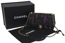 Load image into Gallery viewer, 極美品 CHANEL シャネル 22SS ミニマトラッセ スモール フラップ チェーン ショルダーバッグ プリントデニム AS3134 中古 56346