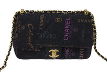 Load image into Gallery viewer, 極美品 CHANEL シャネル 22SS ミニマトラッセ スモール フラップ チェーン ショルダーバッグ プリントデニム AS3134 中古 56346