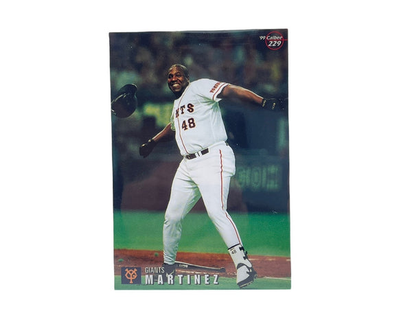 Like new Calbee Baseball Card Calbee Professional Baseball Chips Card No.229 Martinez 1999 Giants Used 56378