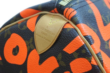 画像をギャラリービューアに読み込む, 新品同様 LOUIS VUITTON ルイ・ヴィトン モノグラム グラフィティ キーポル50 ボストン スプラウス オレンジ M93699 中古 56379