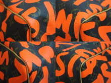 画像をギャラリービューアに読み込む, 新品同様 LOUIS VUITTON ルイ・ヴィトン モノグラム グラフィティ キーポル50 ボストン スプラウス オレンジ M93699 中古 56379